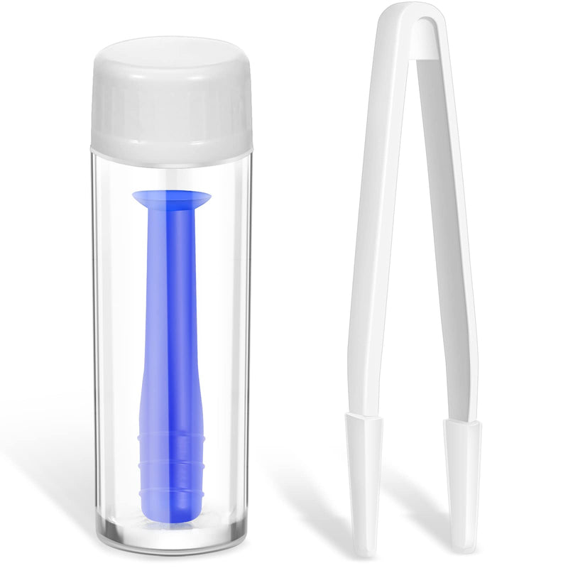 Contact Lens Remover Scleral Lens Remover Inserter Soft Contact Suction Holder Remover with Bottles without Vent and White Tweezers - NewNest Australia