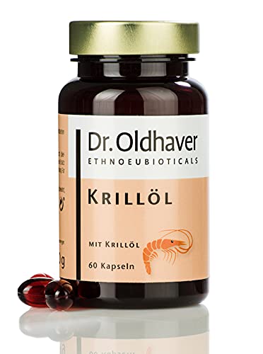 Dr. Oldhaver Krill Oil (60 Capsules) | Omega-3 from krill oil in high doses | Gluten-free, lactose-free, dye-free - top quality - NewNest Australia