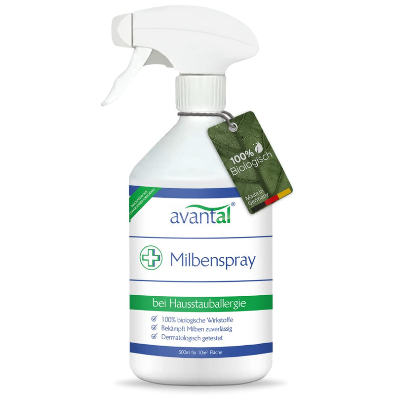 avantal® mite spray for mattresses 500ml - odorless anti-mite spray for allergy sufferers - long-term and effective fight against house dust mites (1) 1 - PawsPlanet Australia