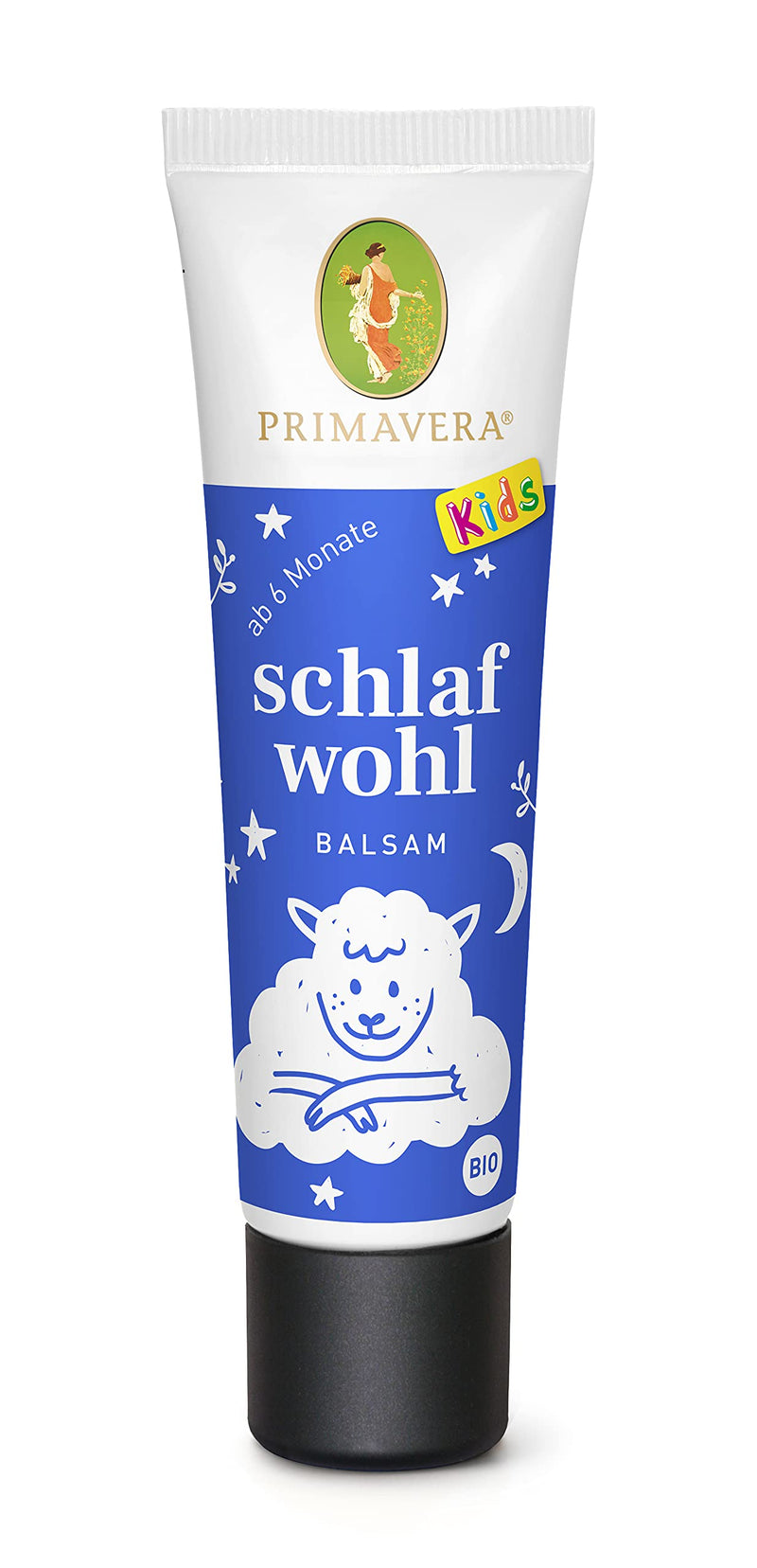 PRIMAVERA Schlafwohl Baby & Kinder Balm organic 30 ml - lavender, ho leaves and benzoin siam - baby-mild essential oils, for babies from 6 months, aromatherapy - NewNest Australia