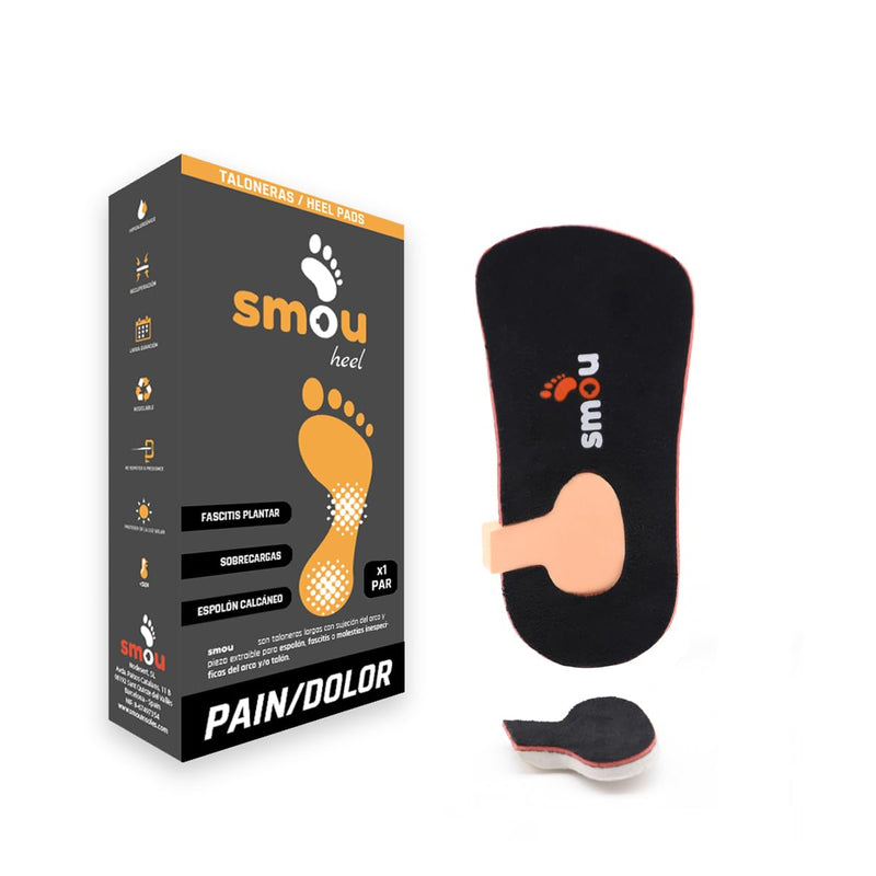 Smou Heel Plantar Fasciitis Insoles, Professional Orthopedic Heel Pads For Women And Men, For Treating Heel Spurs And Relieving Pain From Flat Or Hollow Feet (39-40-41 Eu) - NewNest Australia