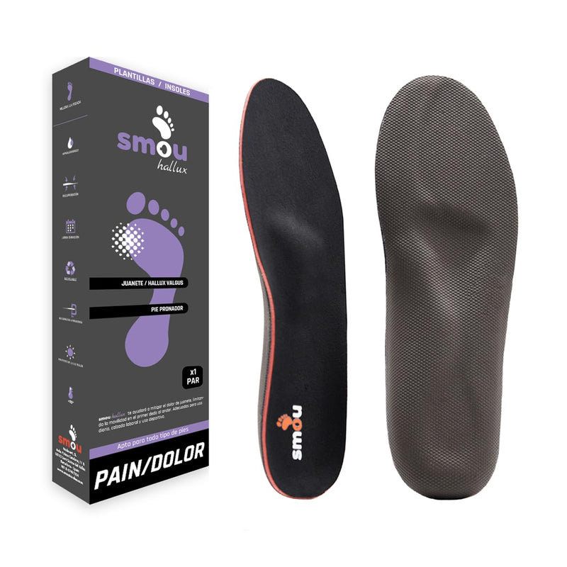 Smou Hallux Insoles For Hallux Valgus Shoes Women, Orthopedic Shoes For Men And Women, With Hallux Valgus Splint, Orthopedic Shoe Insoles In The Case Of Bunion, Black - NewNest Australia
