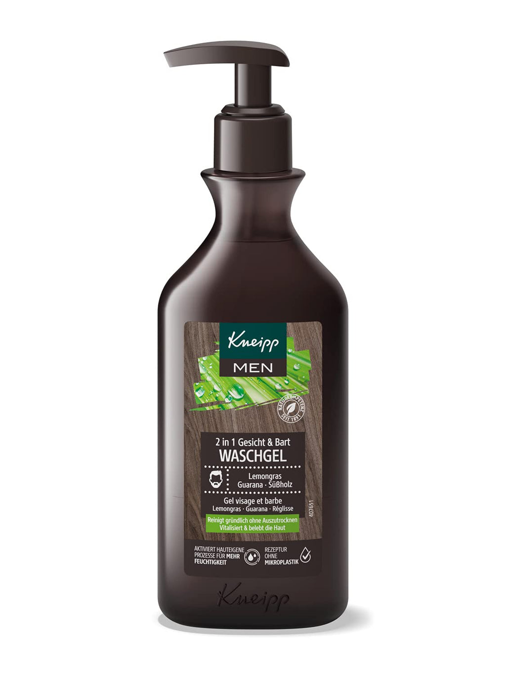 KNEIPP MEN 2in1 Face & Beard Wash Gel 250 ml - NewNest Australia