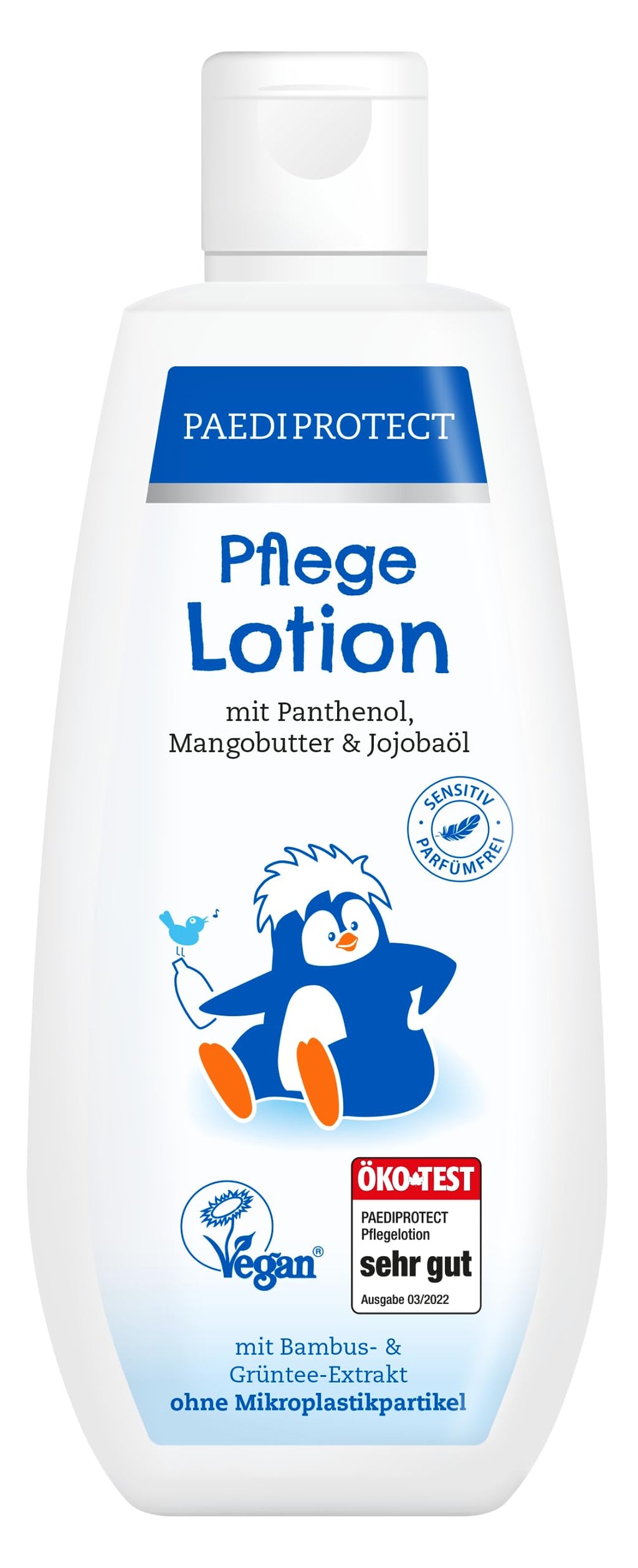 PAEDIPROTECT care lotion for babies and children 200 ml, care lotion with panthenol, moisturizer with jojoba oil and mango butter, for sensitive and dry baby and children's skin, vegan lotion 200 ml (pack of 1) - NewNest Australia