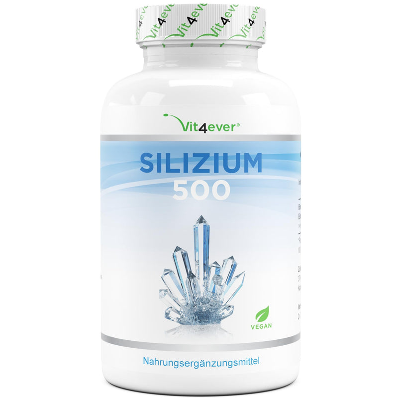 Silicon - 240 capsules with 500 mg organic silicon per day - Premium: Naturally derived from bamboo extract - High dosage - Vegan - Laboratory tested - NewNest Australia