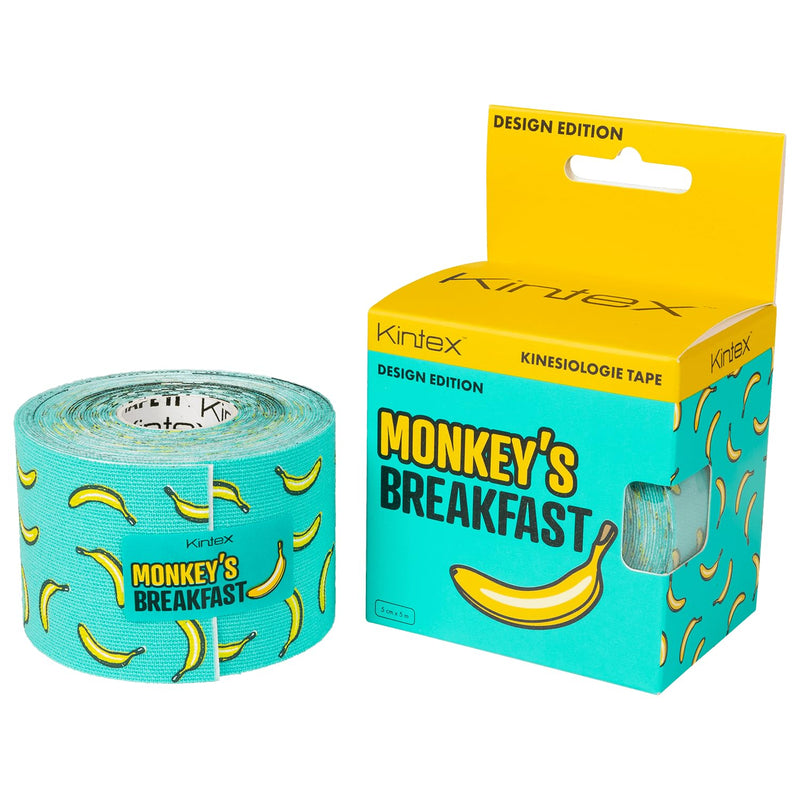 Kintex Kinesiology Tape Design Edition, 5cm x 5m, skin-friendly & waterproof kinesiology tape, physio tape, medical tape, sports tape Monkey's Breakfast - NewNest Australia