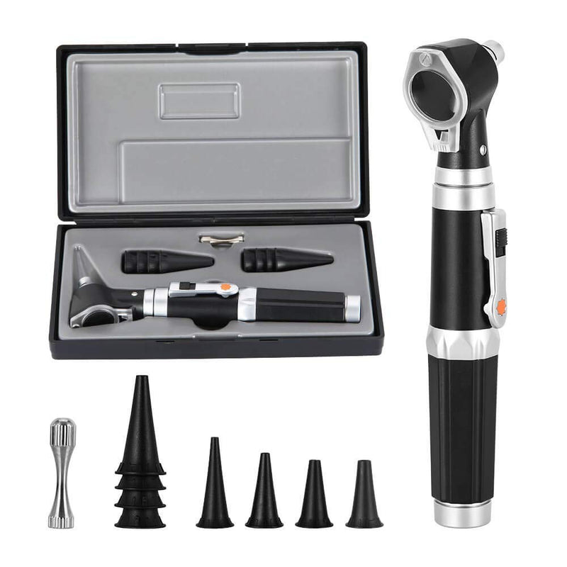 ZJchao Ear Otoscope, with 4 Types of Otoscope Head, LED Otoscope for Ear Examination, Visual Ear Speculum 3X Magnification - NewNest Australia