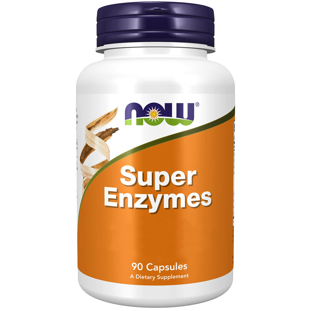 Now Foods, Super Enzymes, 90 Capsules, Laboratory Tested, High Dose, Gluten Free, Soy Free, Non-GMO 90 Pieces (Pack of 1) - NewNest Australia