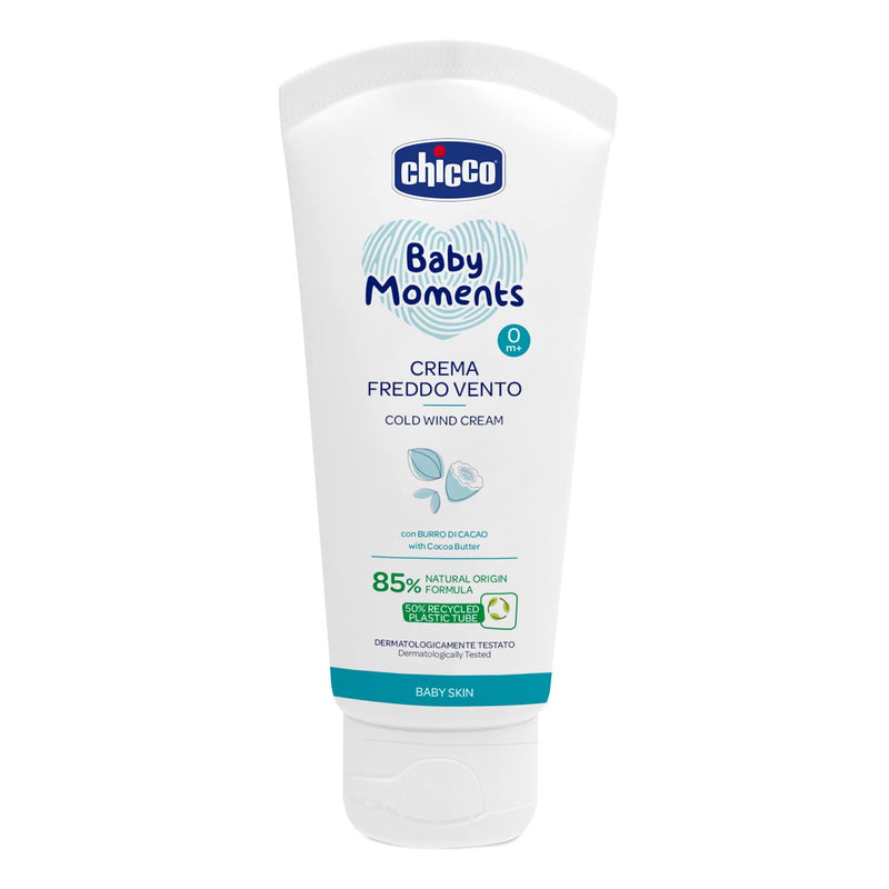 Chicco Baby Moments cold wind cream with cocoa butter and vitamin E, with natural formula, 0+ months, 50 ml - NewNest Australia