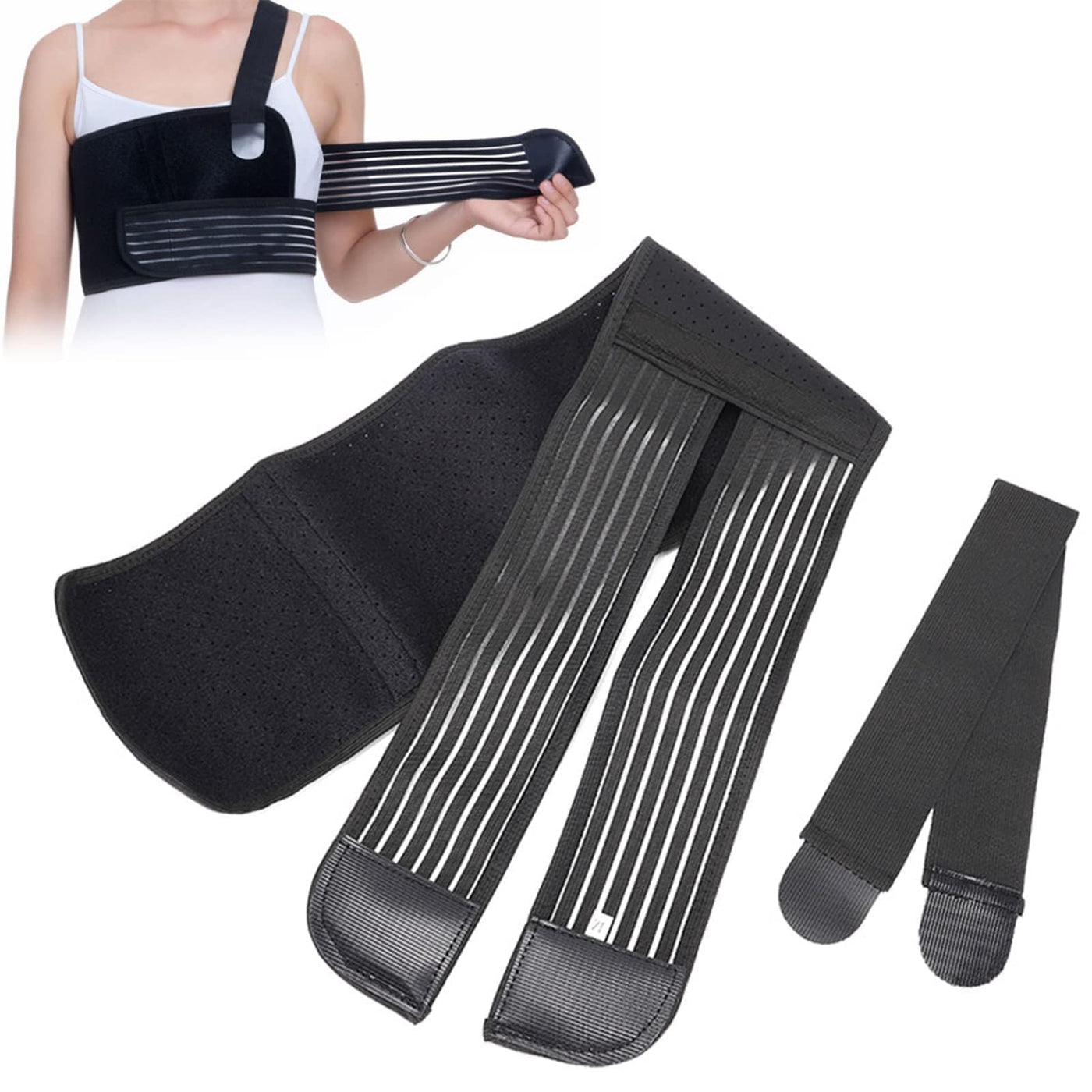Broken Rib Brace, Rib and Chest Binder Belt for Men and Women, Rib Cage  Protector Wrap Rib Belt for Sore or Bruised Ribs Support, Broken Sternum
