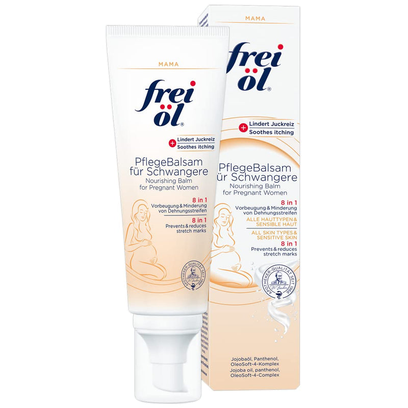 free oil care balm for pregnant women, prevention and reduction of stretch marks, relieves itching and feelings of tension, vegan, 125 ml - NewNest Australia