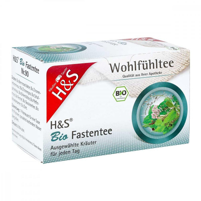 H&S organic fasting tea filter bags, 20X1.5 g - NewNest Australia