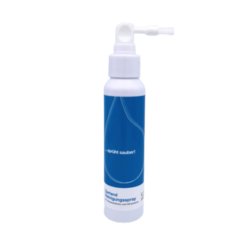Gerland cleaning spray (100ml) | for hearing aids, earmolds & hearing protection | with brush and atomizer | practical large bottle | for gentle and thorough cleaning of your hearing aids 100 ml - NewNest Australia
