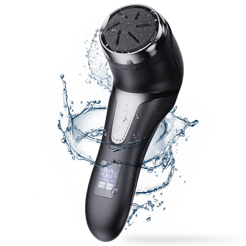 Callus Remover Electric Rechargeable Callus Removal Foot Electric Ipx7 Waterproof Led Display Pedicure Set Foot Care Electric With Vacuum System, 2 Speeds & 3 Grinding Heads - NewNest Australia