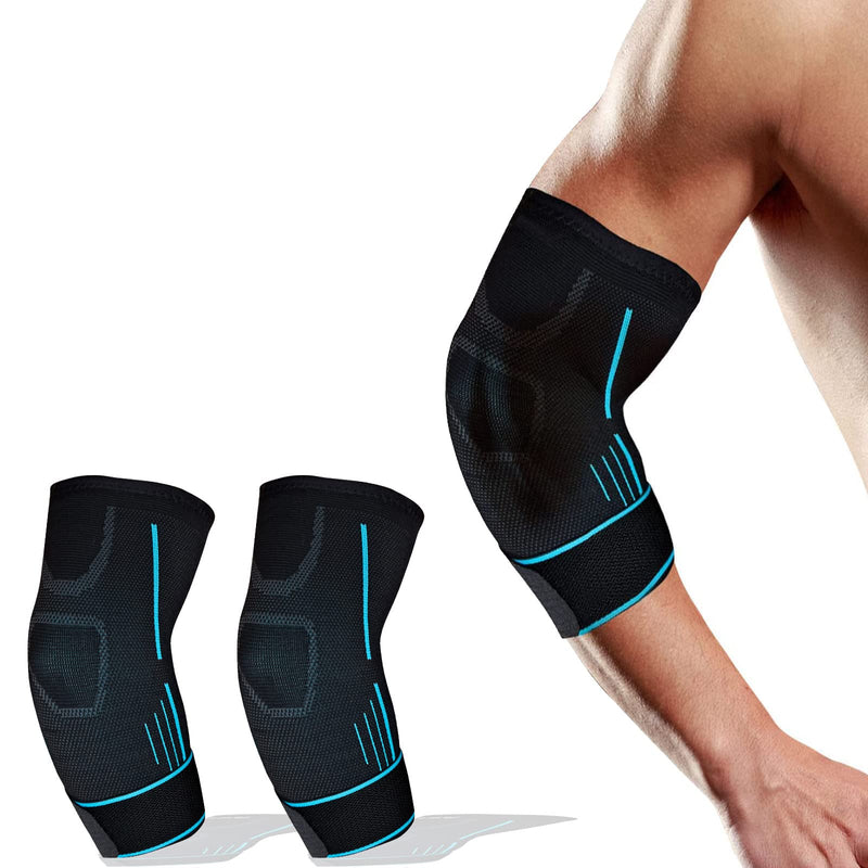 Milaiun Elbow Bandage 2 Pieces, Elbow Bandage 100% Non-Slip With Strap, Elbow Support, Elbow Pads For Women, Men, Golfer'S Arm, Tennis Elbow, Sports, Tennis, Weight Sports, Golf - NewNest Australia