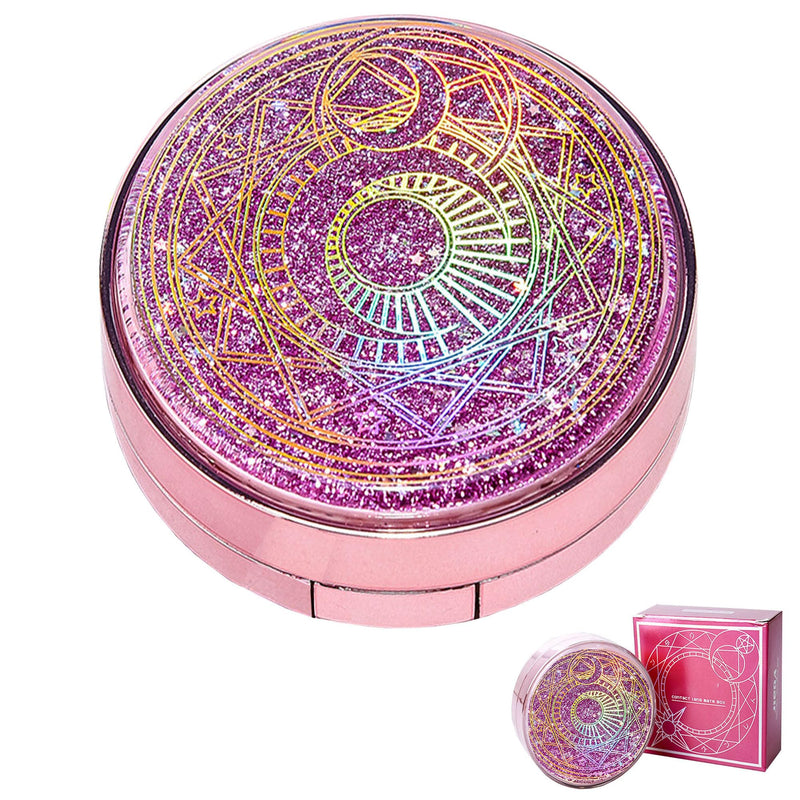 MZSX Contact Lens Case Magic Girl High Quality Plastic Storage Container for Home and Travel Portable Mini Box Tweezers Solution Bottle Lens Case Pink - NewNest Australia