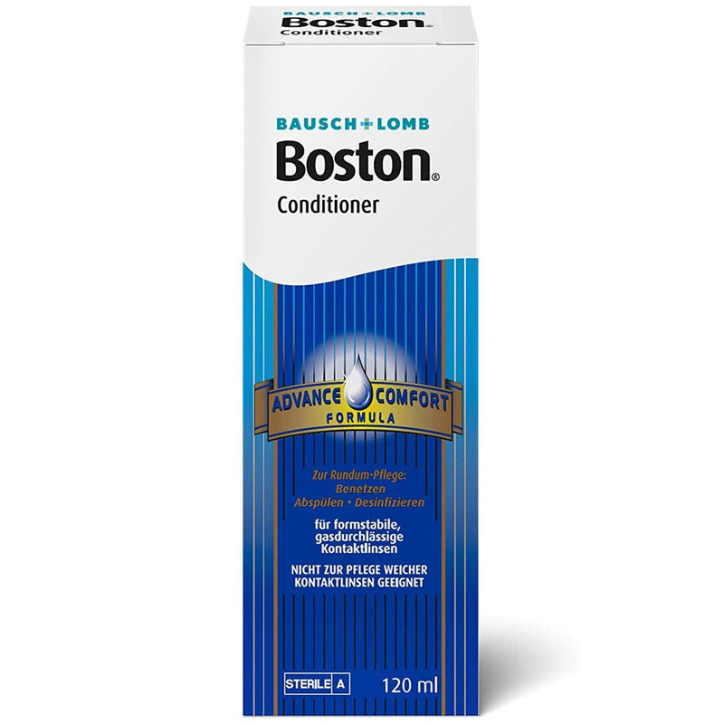 Bausch and Lomb Boston Conditioner, Contact Lens Storage Solution for Hard Contact Lenses, Single Bottle, 120ml (Pack of 1) 120ml (Pack of 1) Single - NewNest Australia