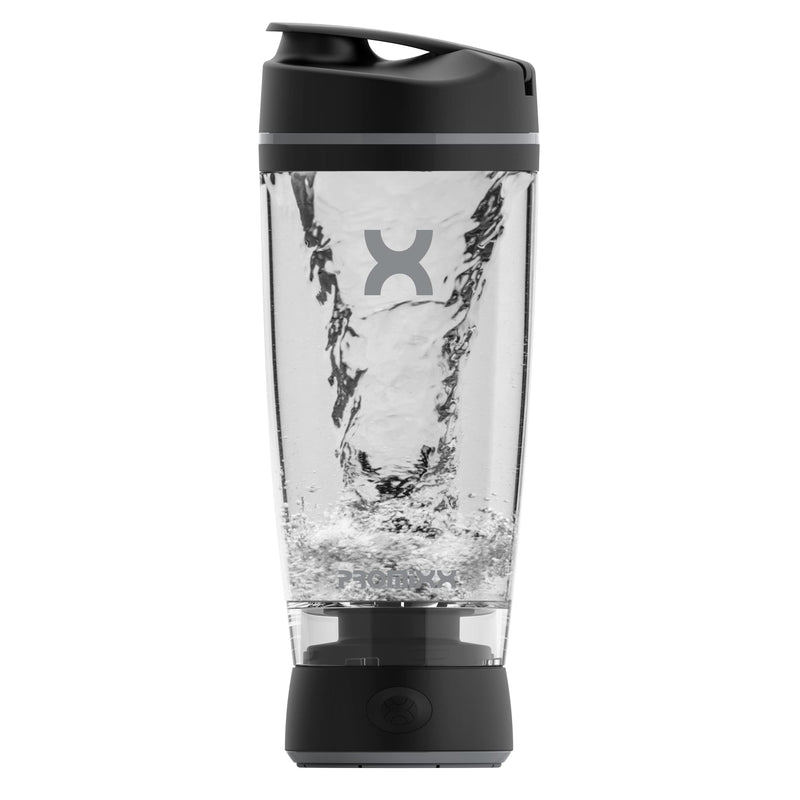 Promixx Original Shaker Bottle - Battery Operated for Smooth Protein Shakes, On the Go, Made of Plastic - BPA Free, 600 ml Cup (Black) Black - NewNest Australia