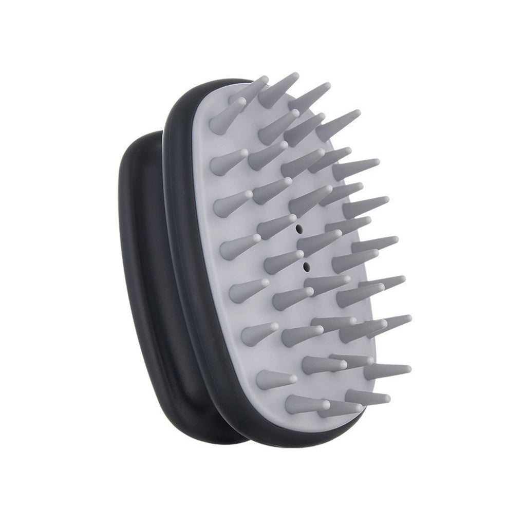 Hair Head Massager, Shampoo Brush, Soft Silicone Bristles, Scalp Massage Brush, Care For The Scalp, Exfoliation, Remove Dandruff And Tucco, Promote Hair Growth (Black) - NewNest Australia