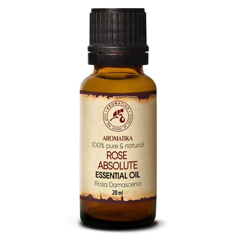Rose Absolute Essential Oil 20 Ml - Pink Damascena Bulgarian - Aromatherapy Rose Oil For Diffusers And Oil Burners - Fragrance Oils For Soap Making And Candles - Rose Oil For Skin & Hair And Room - NewNest Australia