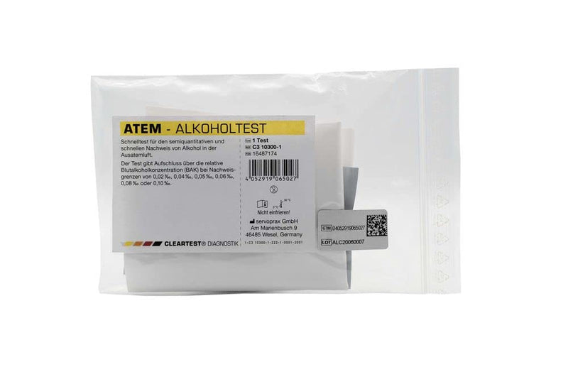 Cleartest breath alcohol test, 1 pc - NewNest Australia