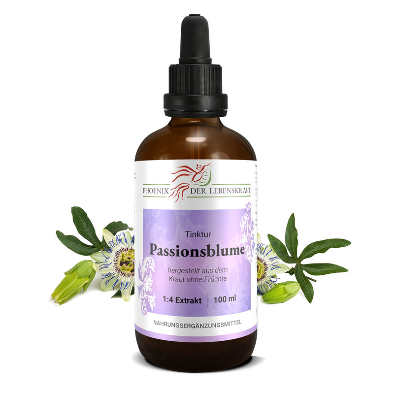 Passionflower tincture, 100 ml, Passiflora incarnata drops (1:4 extract), premium quality, made in Austria, dietary supplement, vegan 100 ml (pack of 1) - NewNest Australia