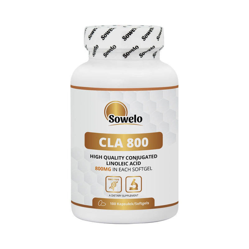 Sowelo CLA I 1000 mg I Dietary Supplement with Conjugated Linoleic Acid I Accelerates Metabolism I 100 Softgels Pack of 100 - NewNest Australia