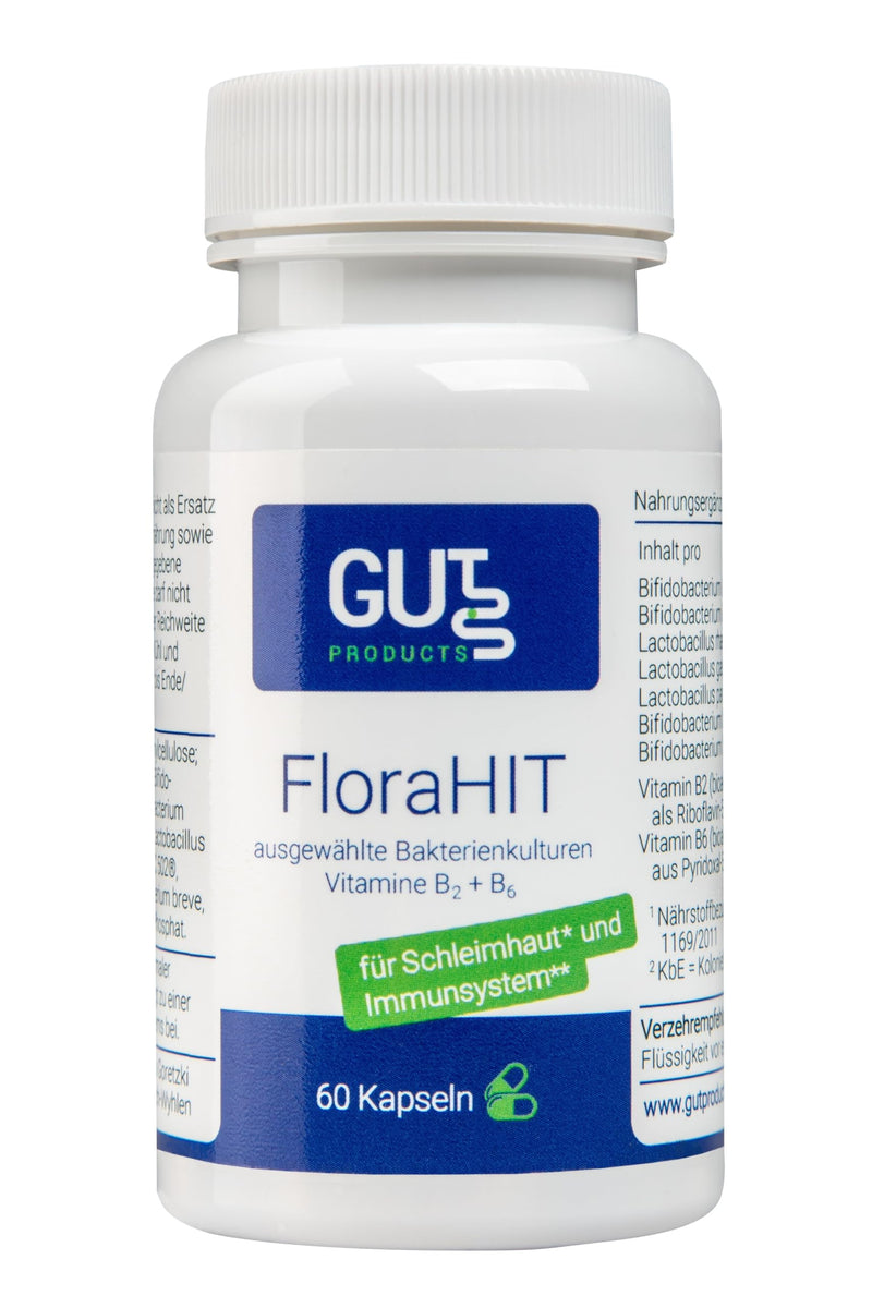 Florahit Bacterial Cultures 35 Billion Cfu - Bifidobacterium & Lactic Acid Bacteria - Lactobacillus - Survive Gastric Passage - Intestinal Bacteria Also Suitable For Fructose - Lactose - Histamine - NewNest Australia