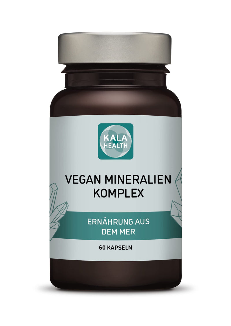 Kala Health Vegan Mineral Complex Capsules From Seaweed And Seawater With All 75 Naturally Occurring Minerals And Trace Elements In Ion Form Easily Absorbable (60) - NewNest Australia