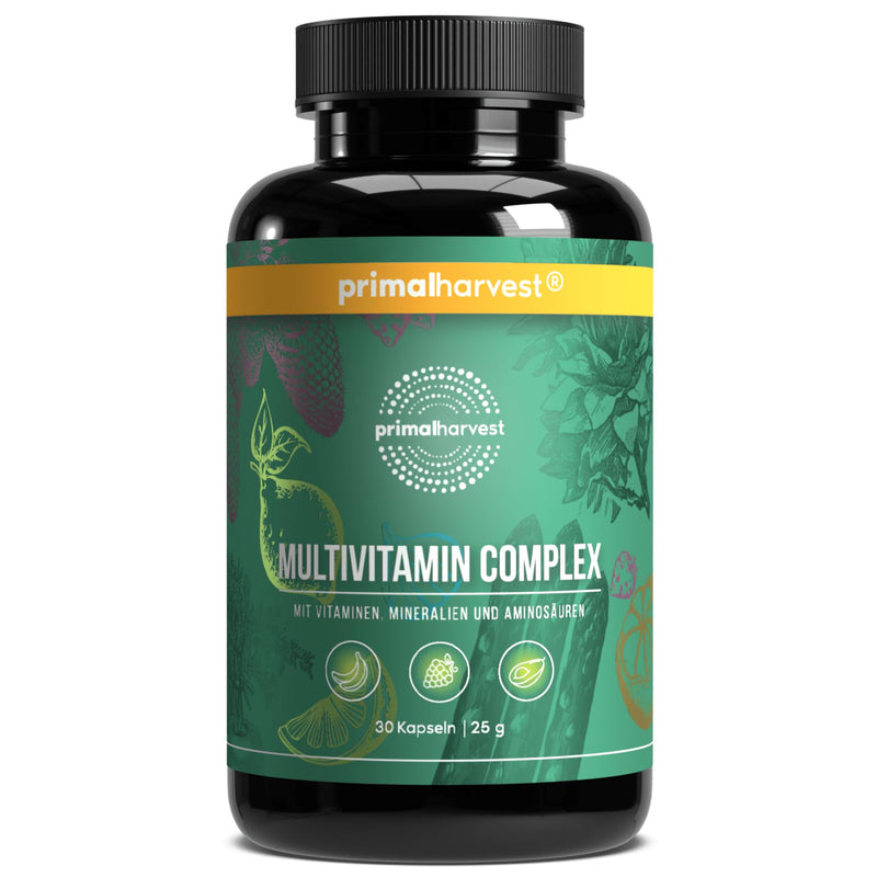 Primal Harvest® Multivitamin tablets (30 servings) - high dose - capsules with essential vitamins - vitamin A, C, D, K and minerals such as biotin, zinc, folic acid - vitamin tablets - NewNest Australia
