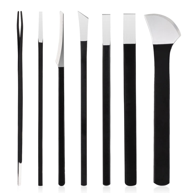 Segbeauty Pedicure Set, 7 Pieces Pedicure Knife Set With Pu Storage Bag, Tools For Ingrown Toenails, Professional Foot Repair Kit With Sharp Blade, Manganese Steel Nail Knife - NewNest Australia