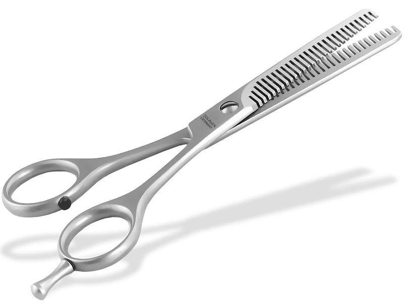 Solingen Thinning Scissors, Hairdressing Scissors With Sharp Double-Sided Toothing, Made In Germany, Hair Cutting Scissors Made Of High-Quality Stainless Steel For Thinning Hair (13.97 Cm) - NewNest Australia