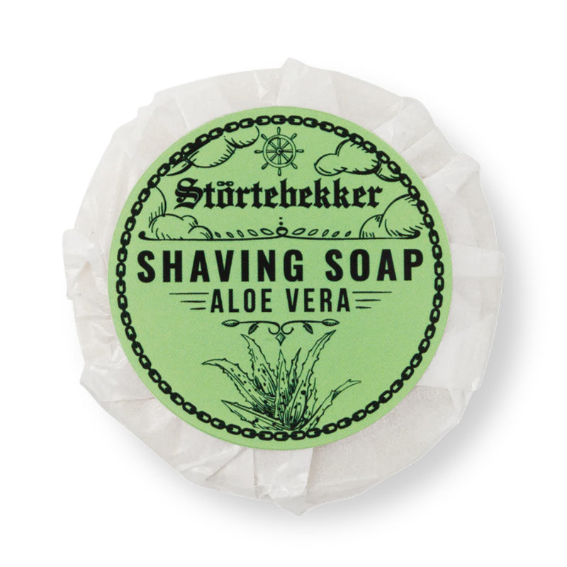 Störtebekker® Premium Shaving Soap Aloe Vera 70g - Handmade soap for rich shaving foam - Perfect for shaving with safety razors and razors - Vegan shaving soap for women and men 70 g (pack of 1) - NewNest Australia