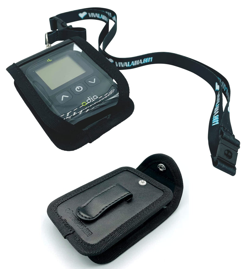 Sewas Diabetic Care Shoulder Bag With Neck Holder Suitable For Adia Blood Glucose Monitor, Shoulder Bag With Belt Clip And Viewing Window Including Neck Strap - NewNest Australia