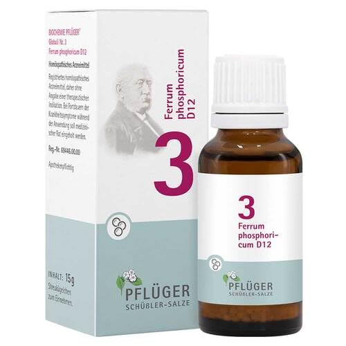 Biochemistry Ppf�ger Globuli No. 3 Ferrum phosphoricum D12, 15 - NewNest Australia