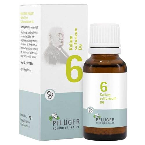 Biochemistry Ppf�ger Globuli No. 6 Potassium sulfuricum D6, 15 g - NewNest Australia