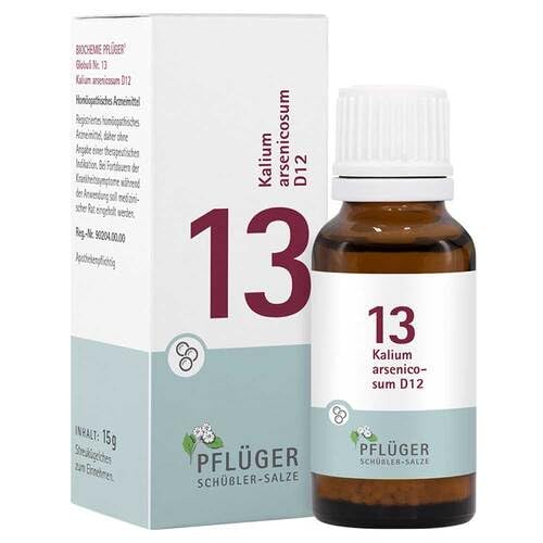Biochemistry Ppf�ger Globuli No. 13 Potassium arsenicosum D12, 15 - NewNest Australia