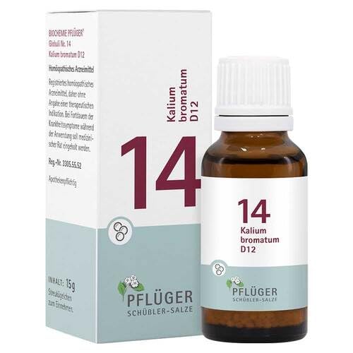 BIOCHEMISTRY Pflueger 14 Kalium bromatum D 12 globules 15 g - NewNest Australia