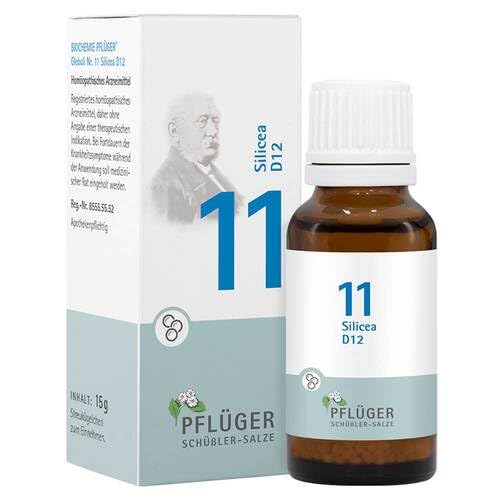 Biochemistry Ppf�ger Globuli No. 11 Silicea D12, 15 g - NewNest Australia