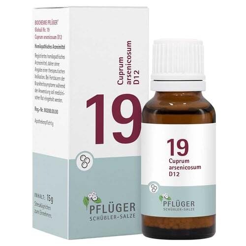Biochemistry Ppf�ger Globuli No. 19 Cuprum arsenicosum D12, 15 - NewNest Australia
