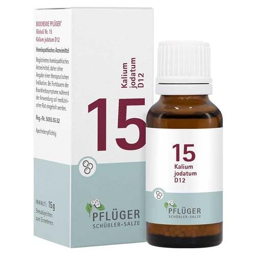BIOCHEMISTRY Pflueger 15 potassium iodatum D 12 globules 15 g - NewNest Australia