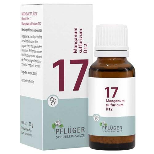 Biochemistry Ppf�ger Globuli No. 17 Manganum sulfuricum D12, 15 - NewNest Australia