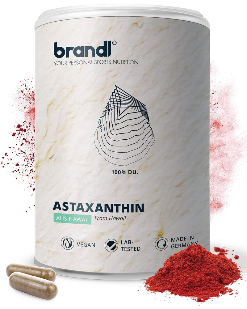 brandl® Astaxanthin high dosage with antioxidants from Hawaii | Produced in Germany premium quality | 90 vegan astaxanthin capsules with 6mg astaxanthin each - NewNest Australia