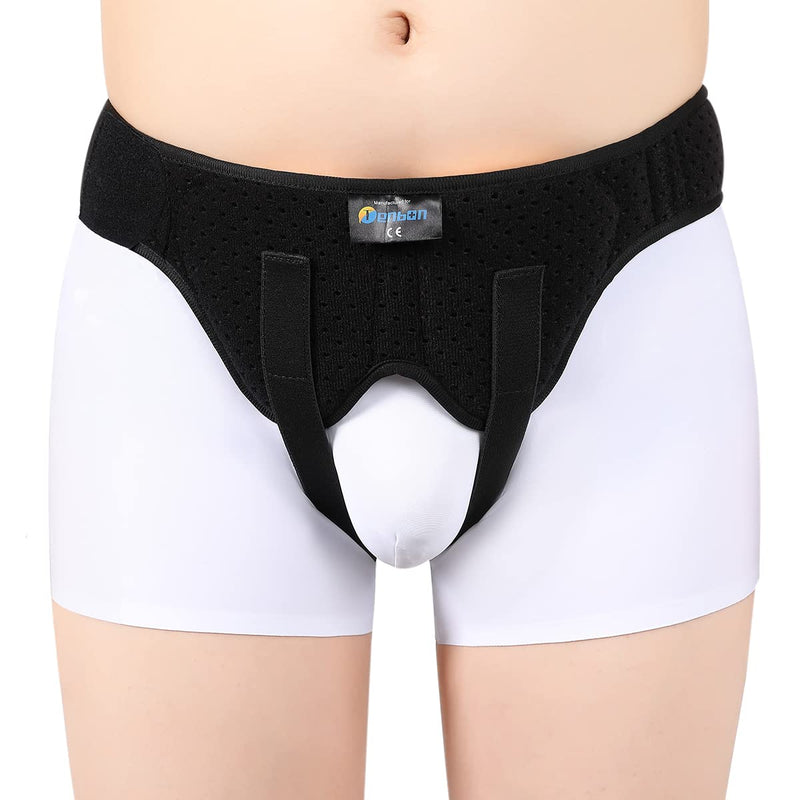 Tenbon Hernia Belt For Men Women Flexible Adjustable Hernia Belt Support Band Pain Relief Recovery Belt With 2 Removable Compression Pads Comfortable Material (Xl) - NewNest Australia
