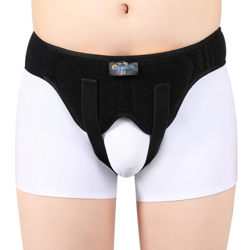 Tenbon Inguinal Hernia Belt for Men and Women Flexible Adjustable Inguinal Hernia Belt Inguinal Hernia (L) L - NewNest Australia