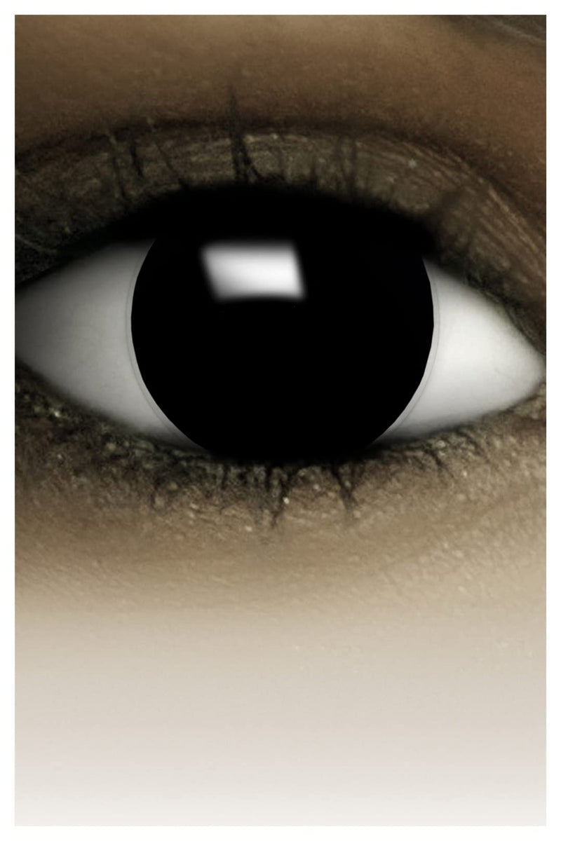 FXCONTACTS colored contact lenses Halloween black, 2 pieces (1 pair), without prescription HEXE - NewNest Australia