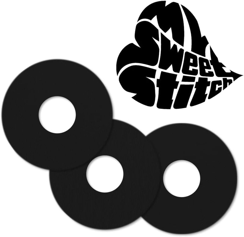 Mysweetstitch Plasters For Freestyle Libre 3 Sensor, Waterproof, Breathable And Skin-Friendly (Pack Of 10), Round, Made In Germany, Outer Diameter 60 Mm, Inner Diameter 20 Mm, Black - NewNest Australia