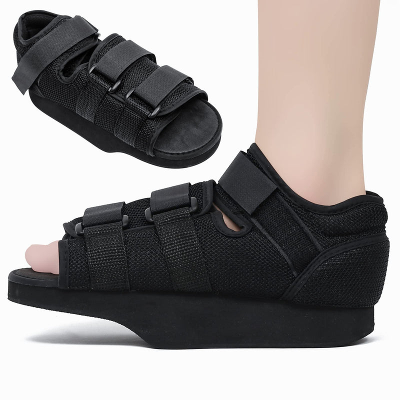 Postoperative Shoes Medical Orthopedic Foot Brace Forefoot Relief Shoe for Surgery (L) L - NewNest Australia