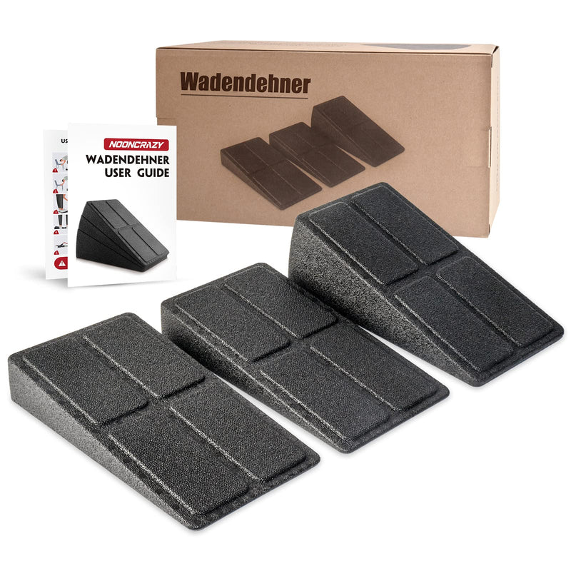 Nooncrazy Calf Stretcher Set Of 3, Mobilization Wedge Suitable For Calf Extender, Leg Extender, Plantar Stretching, Plantar Fasciitis And Achilles Tendonitis Solutions - NewNest Australia