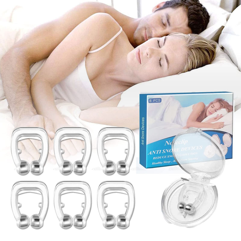 Caitang Snoring Stopper, Anti Snoring Nose Clip, Pack Of 6 Anti Snoring Nose Spreaders, Nose Separator Against Snoring, Prevent Snoring, Reduce Noise When Sleeping - NewNest Australia